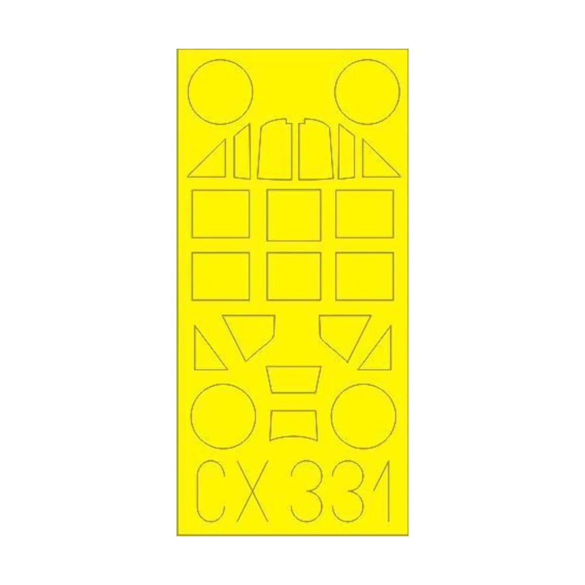 Bf 109E for Airfix - Eduard Accessories CX331