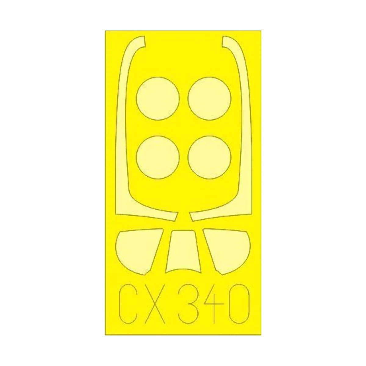 P-51D/F-51D for Airfix, 1/72 - Eduard Accessories CX340 P-51D/F-51D for Airfix, 1/72 - Eduard Accessories CX340