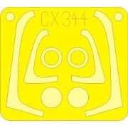 EF-2000 single seater for Hasegawa - Eduard Accessories CX344