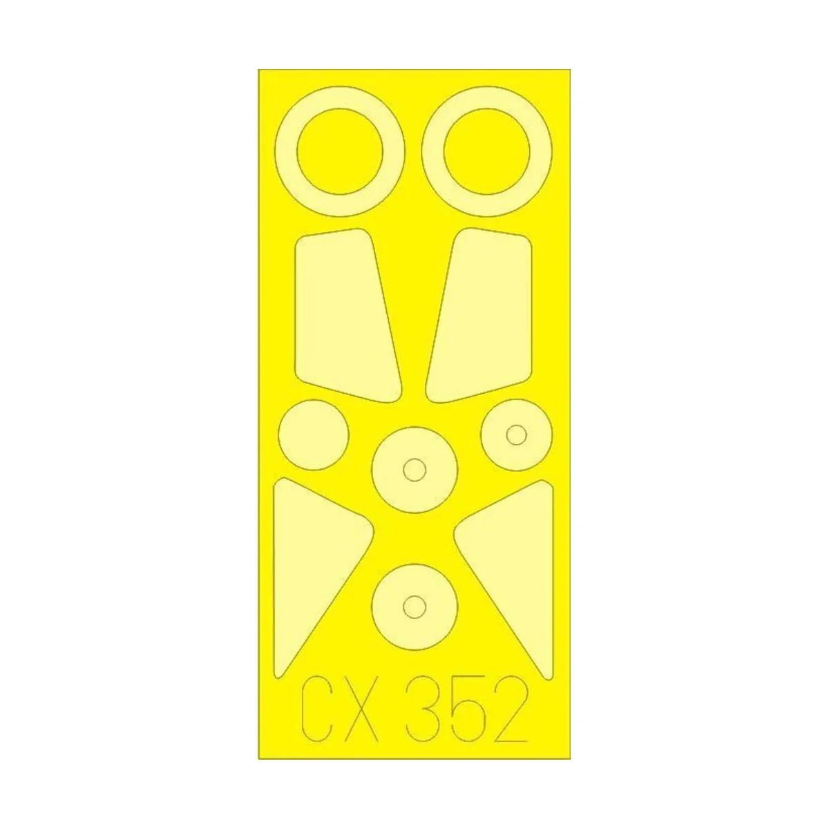 F-102 for Meng, 1/72 - Eduard Accessories CX352