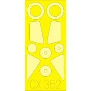 F-102 for Meng - Eduard Accessories CX352