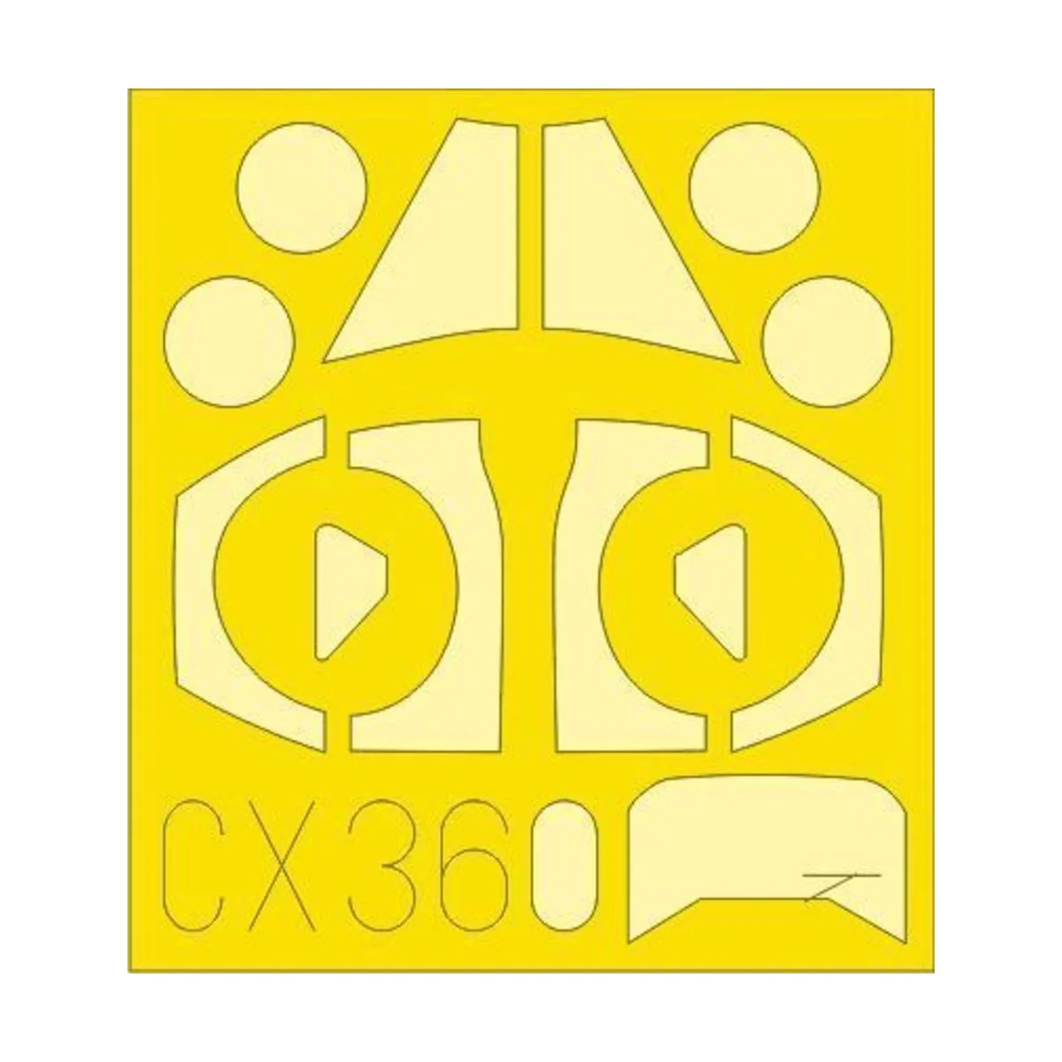 Vampire T.11 for Airfix - Eduard Accessories CX360