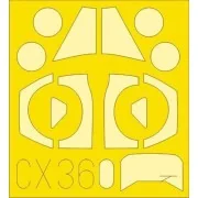 Vampire T.11 for Airfix - Eduard Accessories CX360