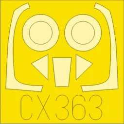 Typhoon Mk.Ib for Airfix - Eduard Accessories CX363