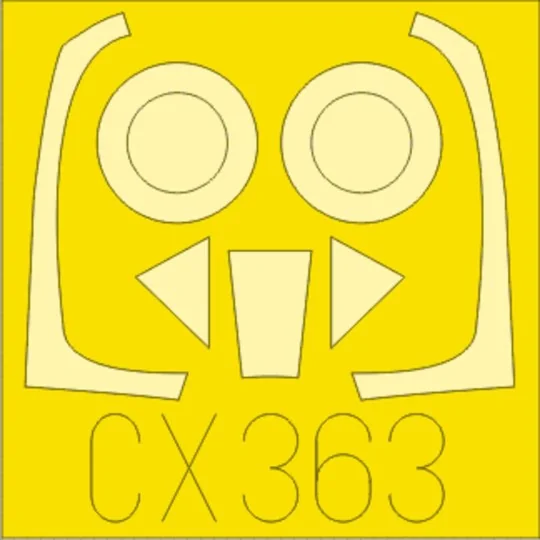 Typhoon Mk.Ib for Airfix - Eduard Accessories CX363