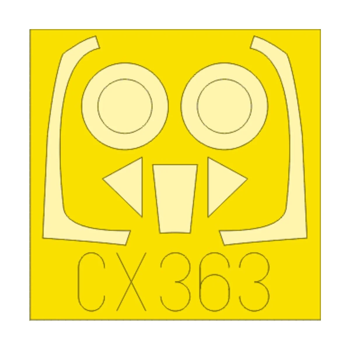 Typhoon Mk.Ib for Airfix, 1/72 - Eduard Accessories CX363