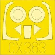 Typhoon Mk.Ib for Airfix - Eduard Accessories CX363