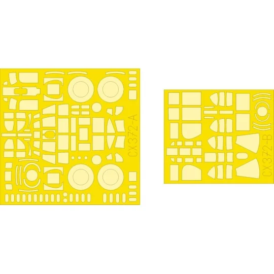 Lancaster B MK.II for Airfix, 1/72 - Eduard Accessories CX372 Lancaster B MK.II for Airfix, 1/72 - Eduard Accessories CX372