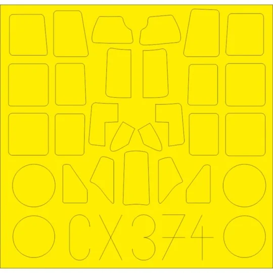 A6M3 for Tamiya, 1/72 - Eduard Accessories CX374