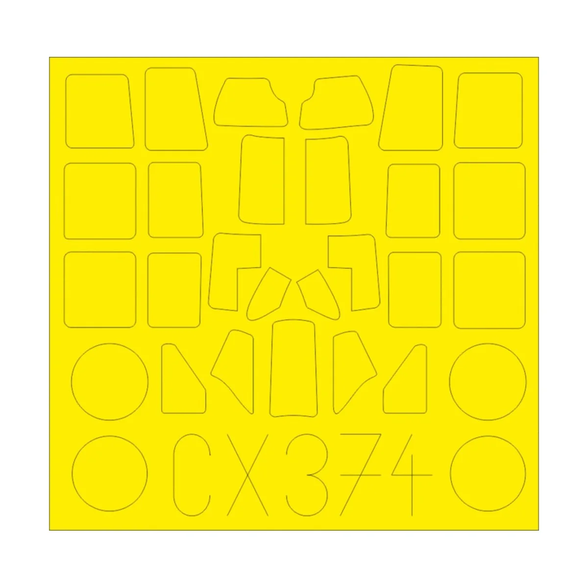 A6M3 for Tamiya, 1/72 - Eduard Accessories CX374