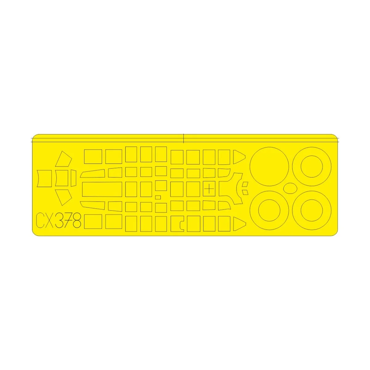 Bf 110G-4 Weekend for Eduard - Eduard Accessories CX378