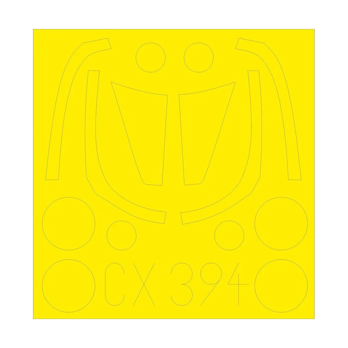 F-16CJ block 50 1/72 for Tamiya, 1/72 - Eduard Accessories CX394