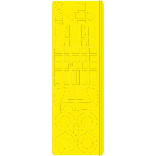 Bf 110C for Eduard, 1/72 - Eduard Accessories CX407