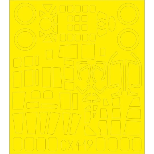 He 111 P-2 for Airfix, 1/72 - Eduard Accessories CX419 He 111 P-2 for Airfix, 1/72 - Eduard Accessories CX419