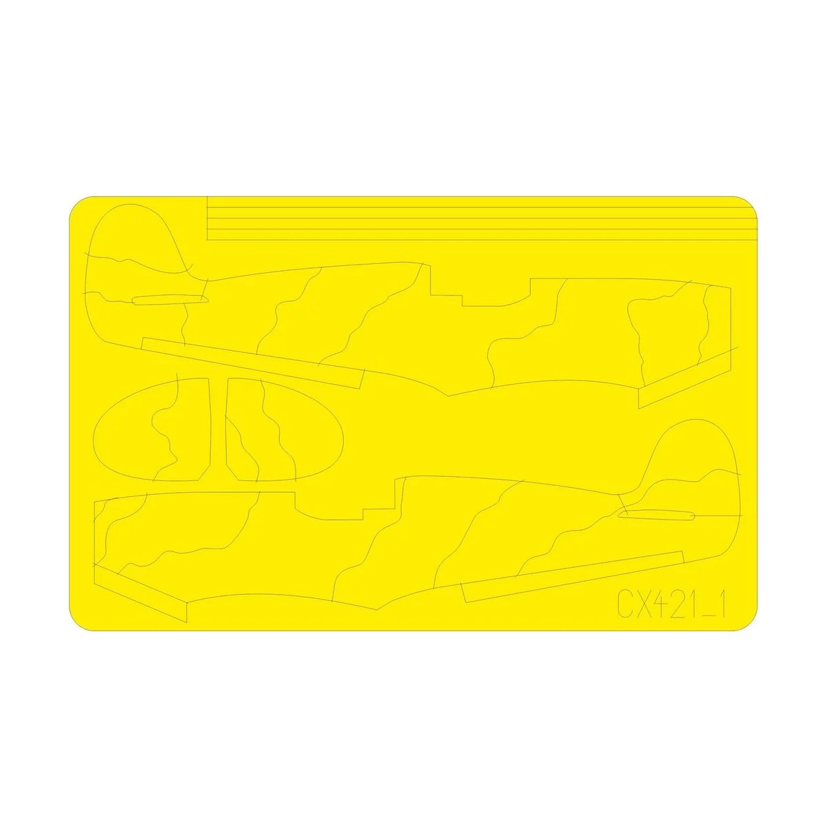 Spitfire camo scheme A, 1/72 - Eduard Accessories CX421