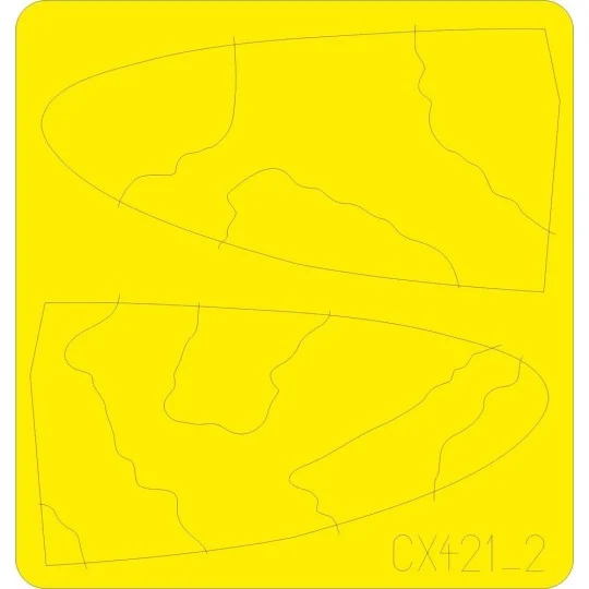 Spitfire camo scheme A - Eduard Accessories CX421