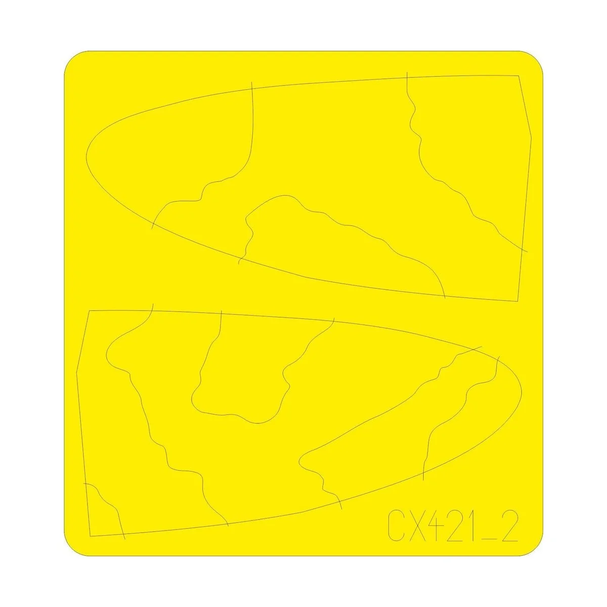 Spitfire camo scheme A - Eduard Accessories CX421