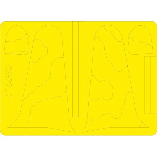 Hurricane camo scheme, 1/72 - Eduard Accessories CX422