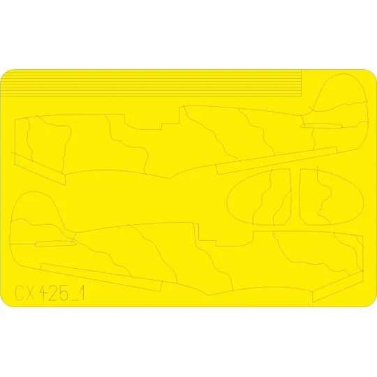 Spitfire camo scheme B, 1/72 - Eduard Accessories CX425 Spitfire camo scheme B, 1/72 - Eduard Accessories CX425