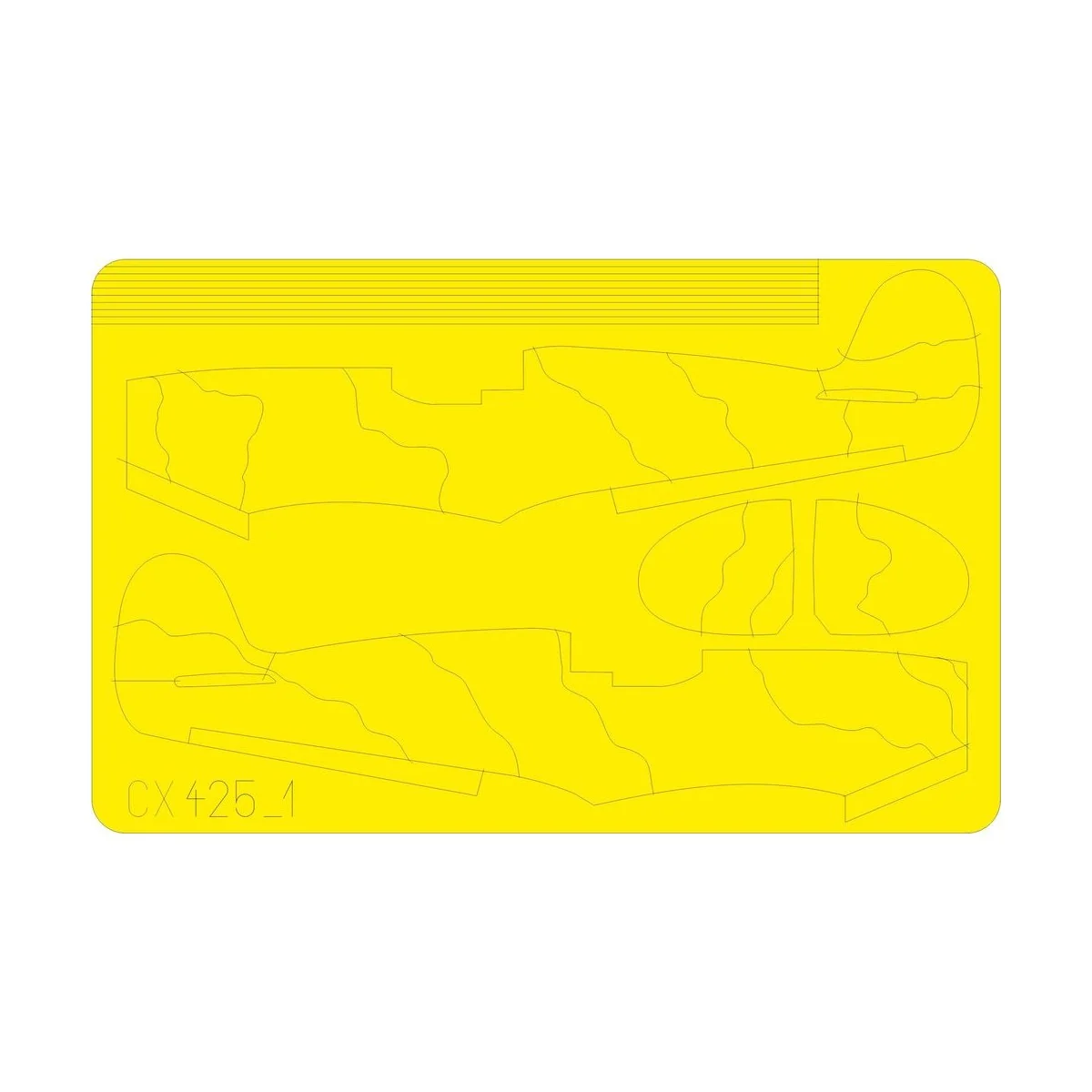 Spitfire camo scheme B, 1/72 - Eduard Accessories CX425 Spitfire camo scheme B, 1/72 - Eduard Accessories CX425