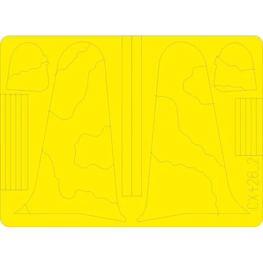 Hurricane camo scheme B, 1/72 - Eduard Accessories CX426