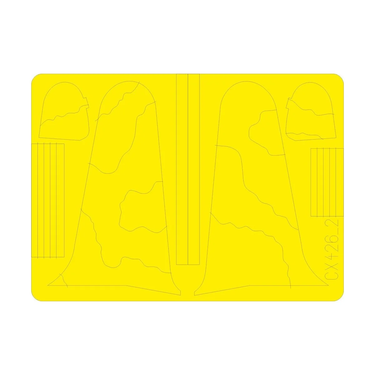 Hurricane camo scheme B, 1/72 - Eduard Accessories CX426