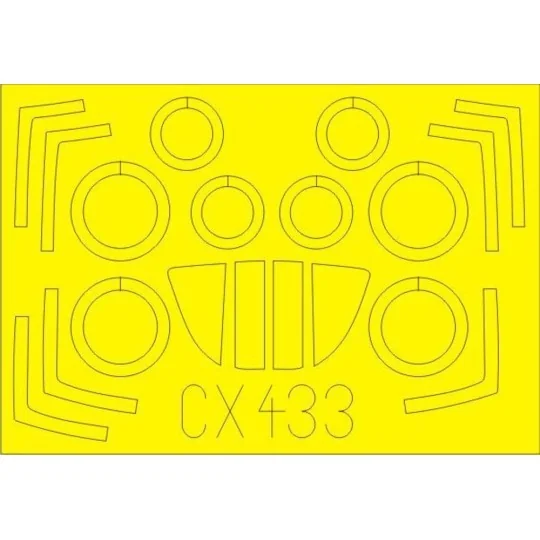 MiG-29A Izdeliye 9-12 for Trumpeter, 1/72 - Eduard Accessories CX433 MiG-29A Izdeliye 9-12 for Trumpeter, 1/72 - Eduard Accessories CX433