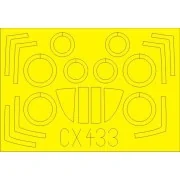 MiG-29A Izdeliye 9-12 for Trumpeter - Eduard Accessories CX433