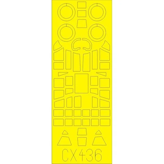 Ju87B-1 for Airfix, 1/72 - Eduard Accessories CX436 Ju87B-1 for Airfix, 1/72 - Eduard Accessories CX436