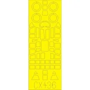 Ju87B-1 for Airfix, 1/72 - Eduard Accessories CX436 Ju87B-1 for Airfix, 1/72 - Eduard Accessories CX436