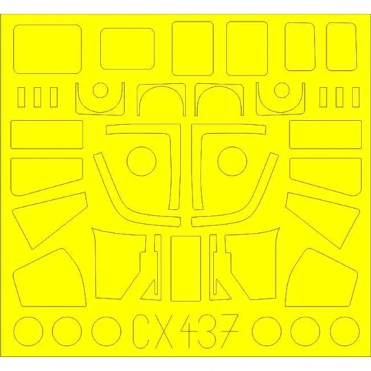 Sea King HC.4 for Airfix, 1/72 - Eduard Accessories CX437