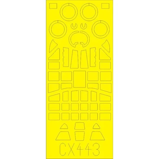 Ju 87B-2 for Zvezda - Eduard Accessories CX443