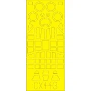 Ju 87B-2 for Zvezda, 1/72 - Eduard Accessories CX443