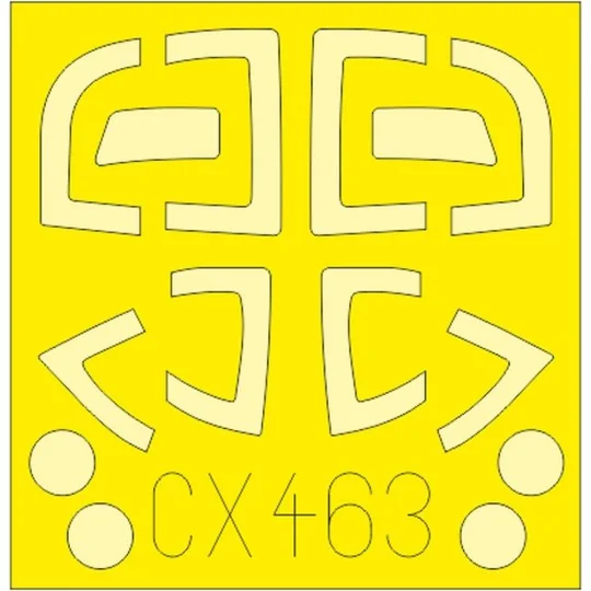 Jet provost T.3/T.3a for Airfix, 1/72 - Eduard Accessories CX463