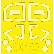 Jet provost T.3/T.3a for Airfix - Eduard Accessories CX463