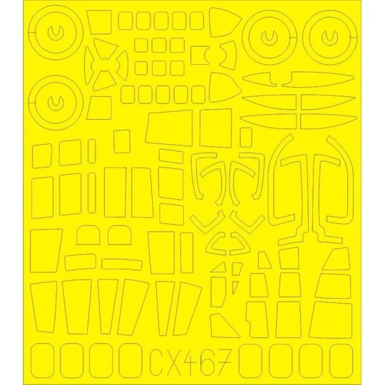 He 111H-6 for Airfix, 1/72 - Eduard Accessories CX467 He 111H-6 for Airfix, 1/72 - Eduard Accessories CX467