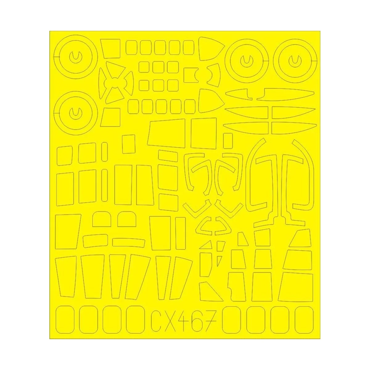 He 111H-6 for Airfix - Eduard Accessories CX467