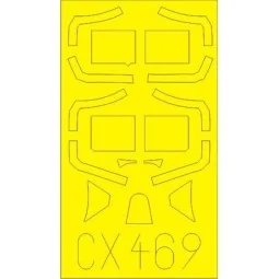 Spitfire Mk.XVI Highback for Eduard, 1/72 - Eduard Accessories CX469