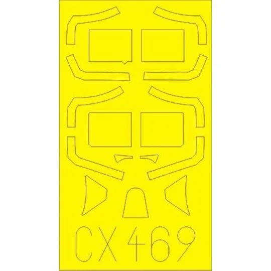 Spitfire Mk.XVI Highback for Eduard - Eduard Accessories CX469