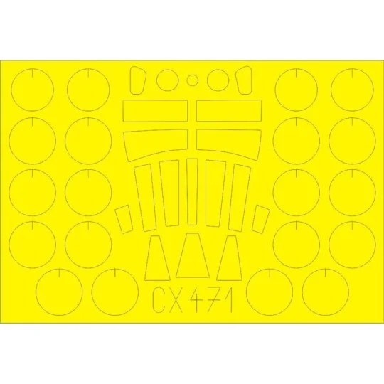 Victor B Mk.2 (BS) for Airfix, 1/72 - Eduard Accessories CX471 Victor B Mk.2 (BS) for Airfix, 1/72 - Eduard Accessories CX471