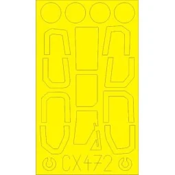 OH-1 Ninja for Aoshima, 1/72 - Eduard Accessories CX472