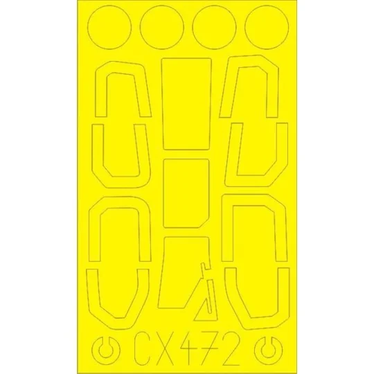 OH-1 Ninja for Aoshima, 1/72 - Eduard Accessories CX472