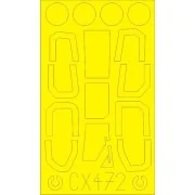 OH-1 Ninja for Aoshima, 1/72 - Eduard Accessories CX472