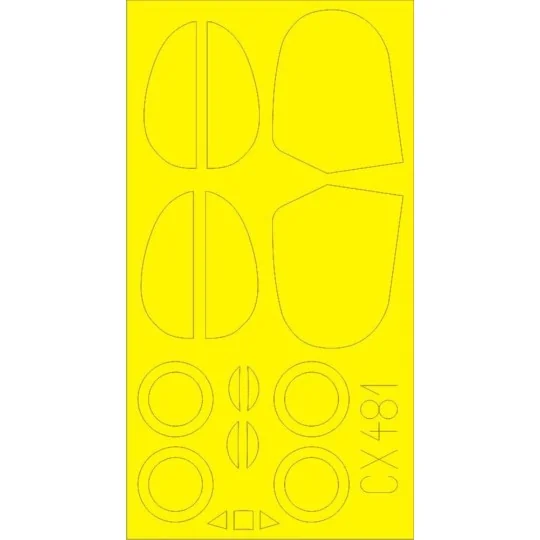 B-534 early series for Eduard, 1/72 - Eduard Accessories CX481