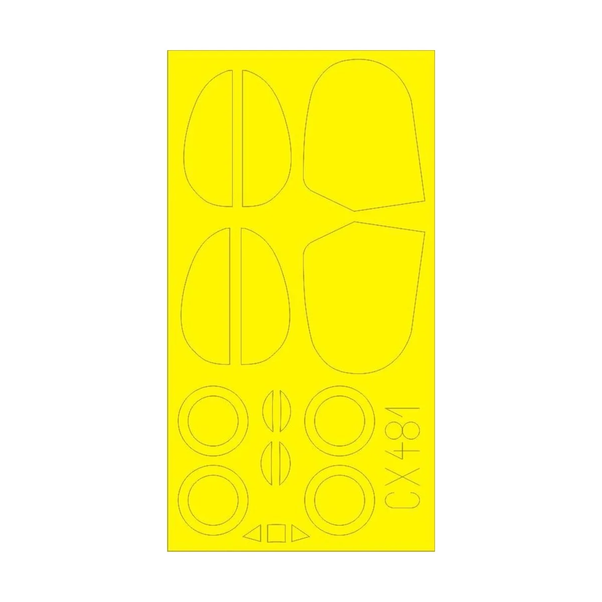 B-534 early series for Eduard - Eduard Accessories CX481