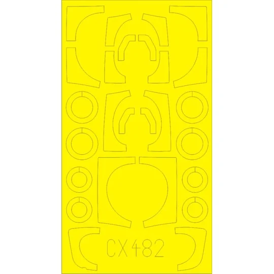 MiG-29UB Izdelye 9.51 for Trumpeter, 1/72 - Eduard Accessories CX482