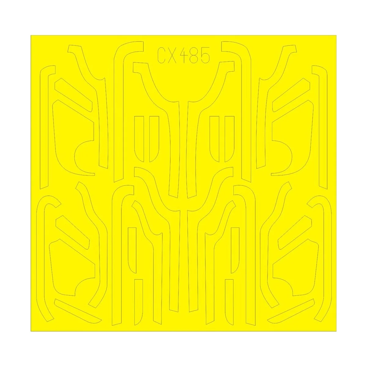 B-17G antiglare panels(VE production)for Airfix, 1/72 - Eduard Acce...