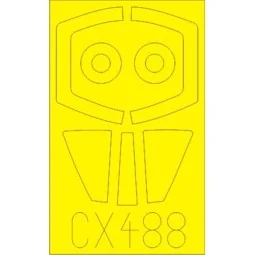 Kfir C2/C7 for AMK - Eduard Accessories CX488