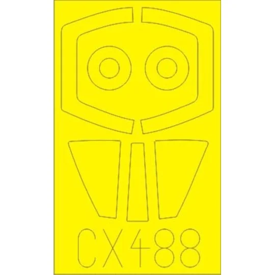 Kfir C2/C7 for AMK - Eduard Accessories CX488