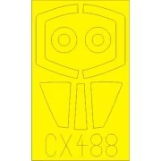 Kfir C2/C7 for AMK - Eduard Accessories CX488